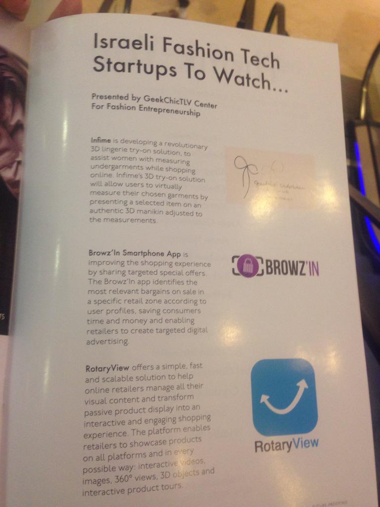 vikaGeekChicTLV's tweet photo. Israeli #FashionTech startups stirring it up @ #DFLondon  @RotaryView @browzin @infime http://t.co/u5agpwhJV8