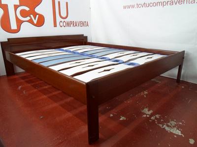 TCVTuCompravent's tweet image. Estructura de cama madera con somier 150x190 cm. 70€ tcvtucompraventa.com/mobiliario-hog…