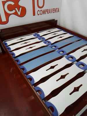 TCVTuCompravent's tweet image. Estructura de cama madera con somier 150x190 cm. 70€ tcvtucompraventa.com/mobiliario-hog…