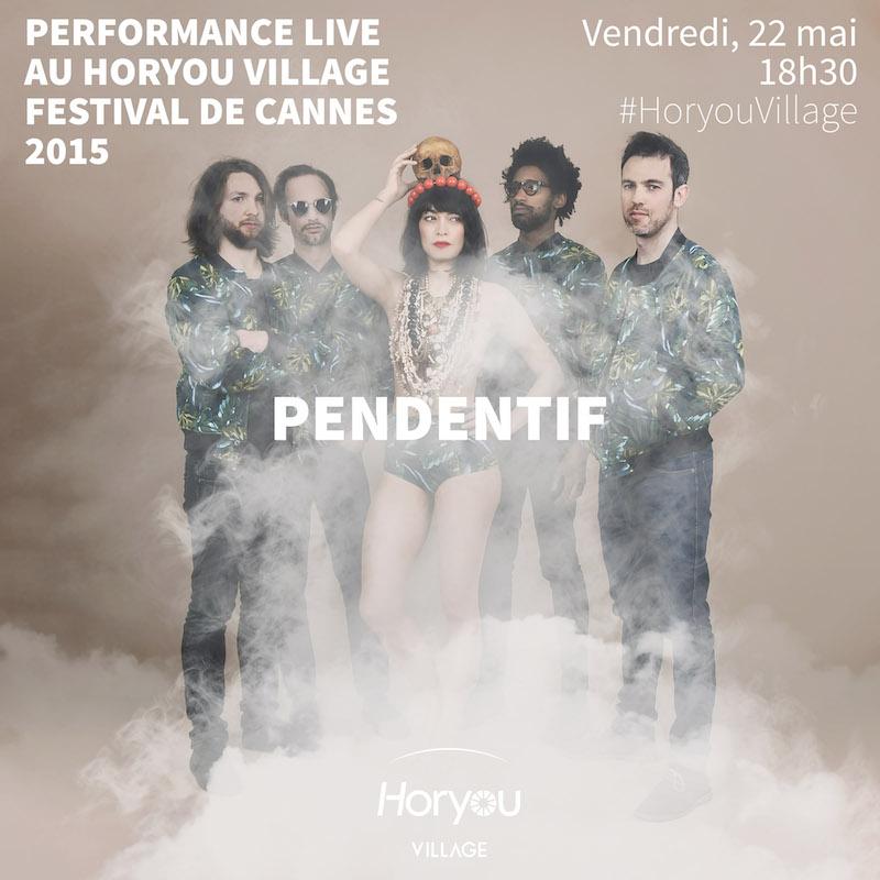 Le groupe français <a href="/Pendentif_/">PENDENTIF</a> sera le showcase du 22 mai au #HoryouVillage RSVP ici : bit.ly/1K0RR3G #Cannes