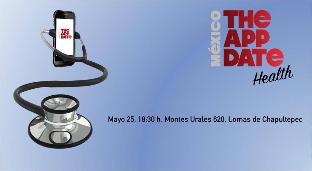 DescubrirCDMX's tweet photo. La salud en la era digital @theappdate_mex #TADhealth 25 de mayo, boletos a partir de hoy en http://t.co/dhNitinRNF http://t.co/M91FNPIBWS