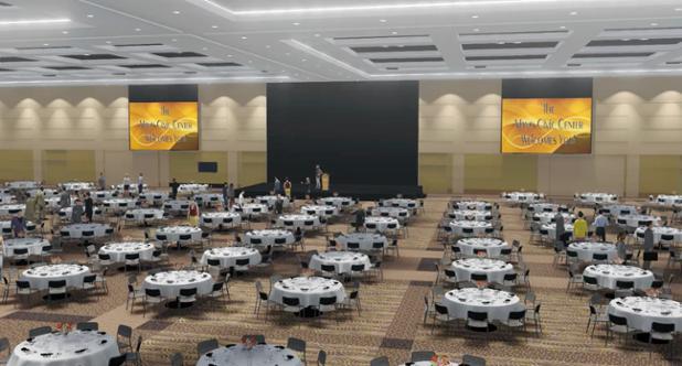 MayoCivicCenter's tweet image. Our convention center will soon include a new 40,000 sq-ft ballroom for up to 4,300 attendees. #opening2017