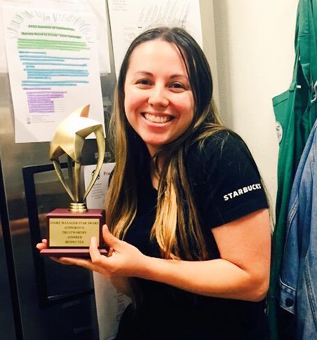starbucks7864's tweet photo. Handing over the Manager Star award!!! Thanks Serena for all you do for the district and your partners! #mighty795 πβ¨ http://t.co/DruWF9x3EI
