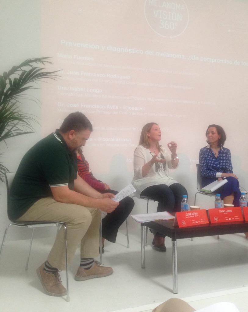 sorayacasla's tweet photo. Isabel Longo, paciente de melanoma IV en #Melanona360 dice a la Administración "la investigación me salvó la vida" http://t.co/cN3d909A2I