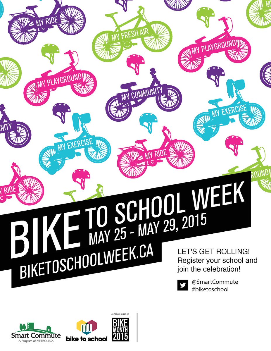 tdsb's tweet photo. It's next week! MT @SmartCommute
111 schools have signed up for #biketoschool! http://t.co/JNefw8eNNY http://t.co/wG7GiflwZG