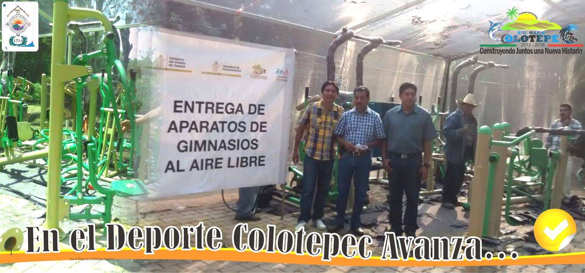 SColotepec's tweet photo. El Edil de Sta Ma. Colotepec, le apuesta al Deporte @GabinoCue @CONADE @goboax http://t.co/LBgri7ec0O