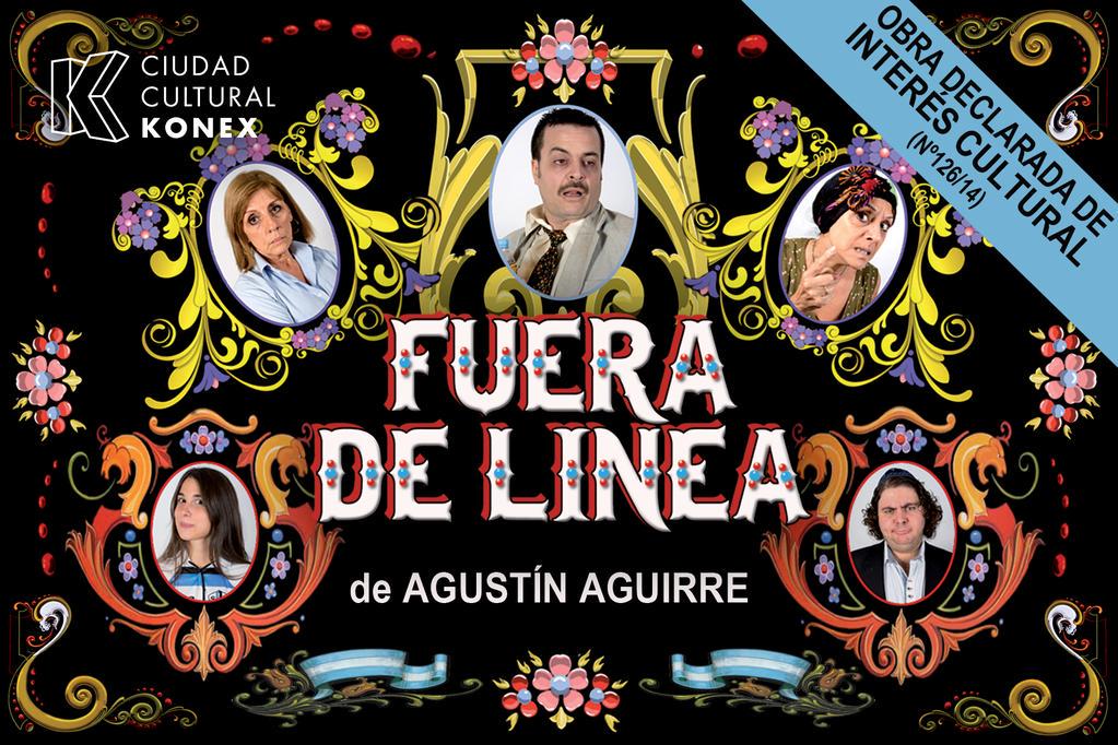 #Teatro Este sábado se estrenará <a href="/FueradeLineaok/">Fuera de Línea</a> de @Aguirre_Agustin en <a href="/CCKonex/">Ciudad Cultural Konex</a> cc <a href="/SanzoSilvana/">Silvana Di Sanzo</a> <a href="/Sebochini/">SEBOCHINI</a> #Venite