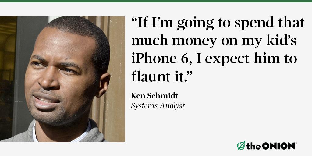 TheOnion's tweet photo. Study: Kids Perform Better When Schools Ban Cell Phones http://t.co/65woFMBYb6 #WhatDoYouThink? http://t.co/BHa3jNIdtQ