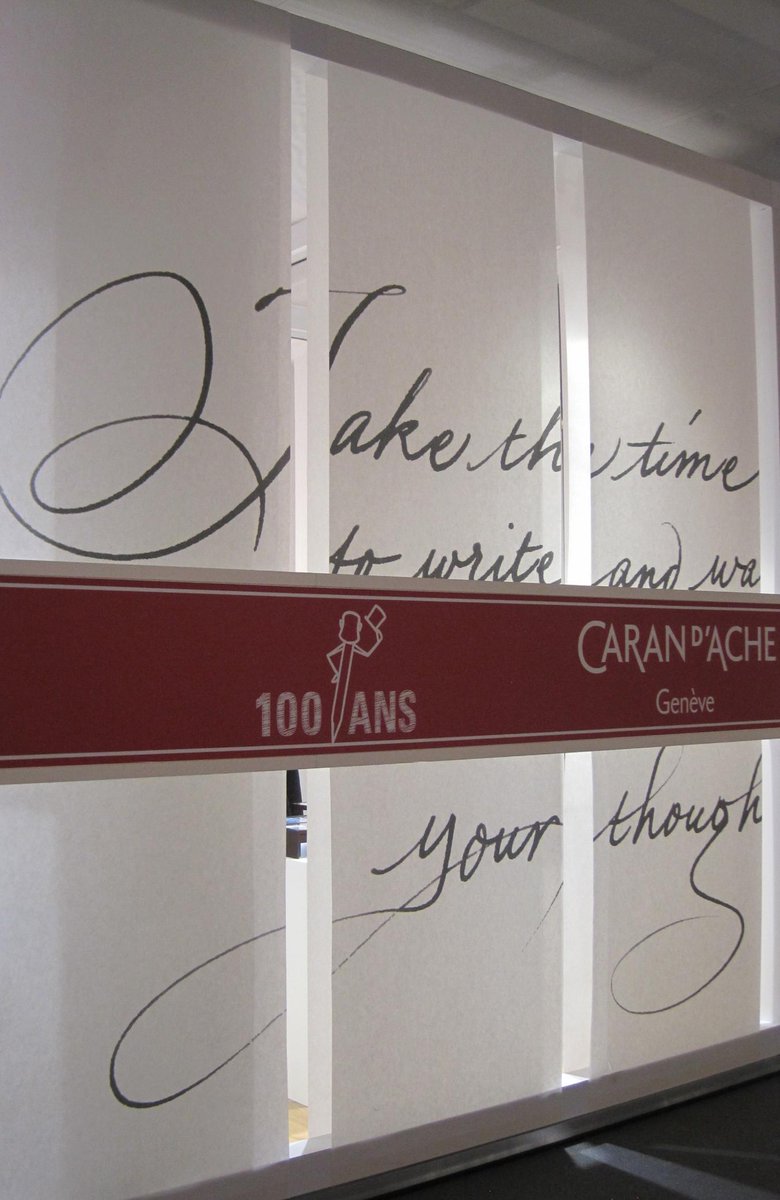 Take the time to write... #LoveWriting #Baselworld2015 #carandache100