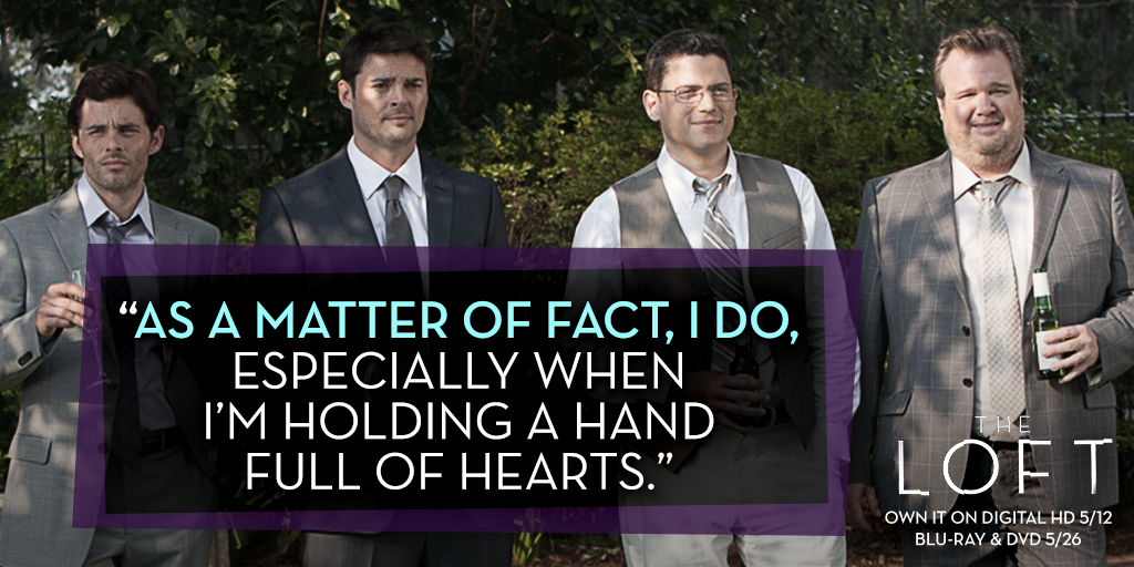 TheLoftMovie's tweet photo. “Tell me...do you like to take chances?” #TheLoftMovie in 6 days http://t.co/m66FmaMCLz