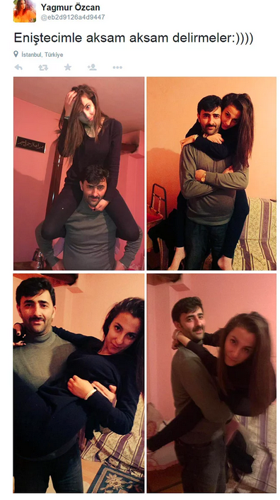 pitirgeldi's tweet photo. Çılgın enişte baldızını çoşturuyor asdasdasd http://t.co/GzGnUgcDXf