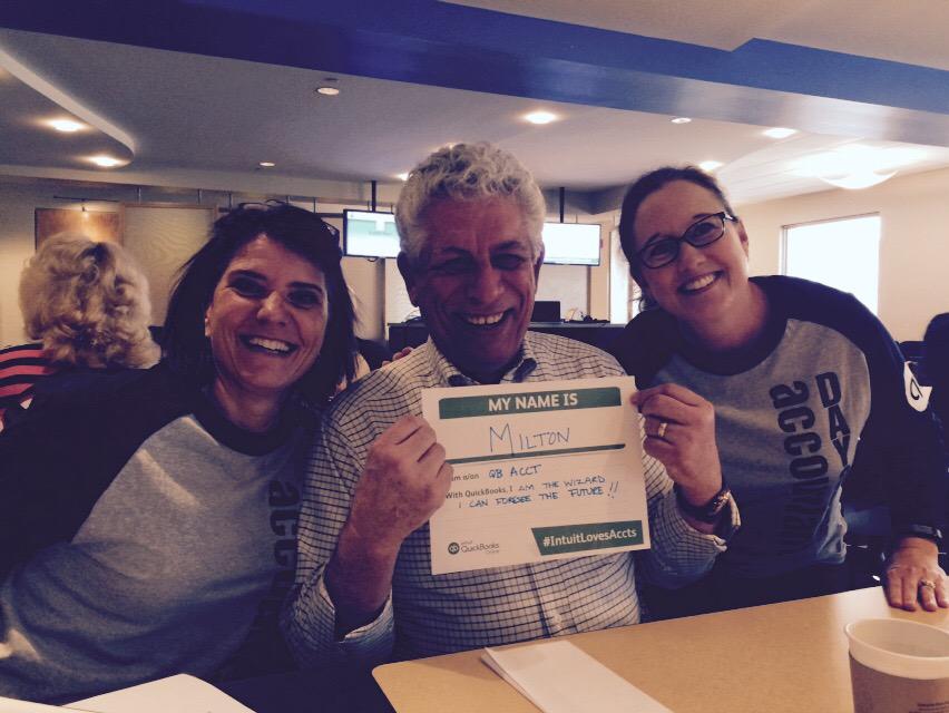ApatelAsha's tweet photo. Had great interaction with Milton #IntuitLovesAccts http://t.co/dMIr7IUwon