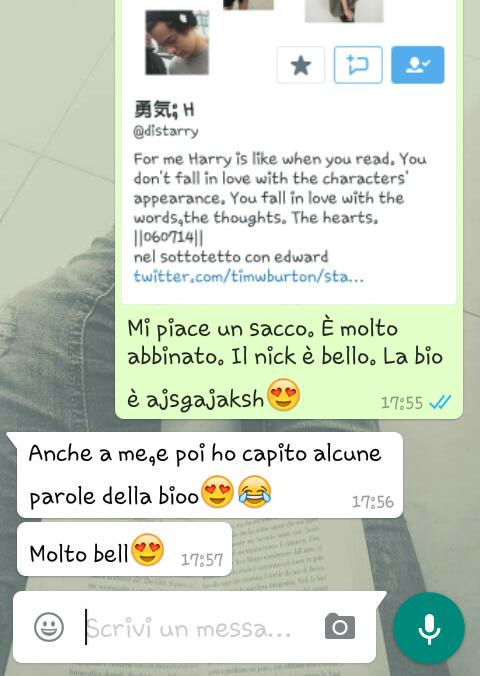 @distarry ahahah bellissimo😍 p.s. non farci caso, @somma25fangirl è una ciuccia in inglese😋💕