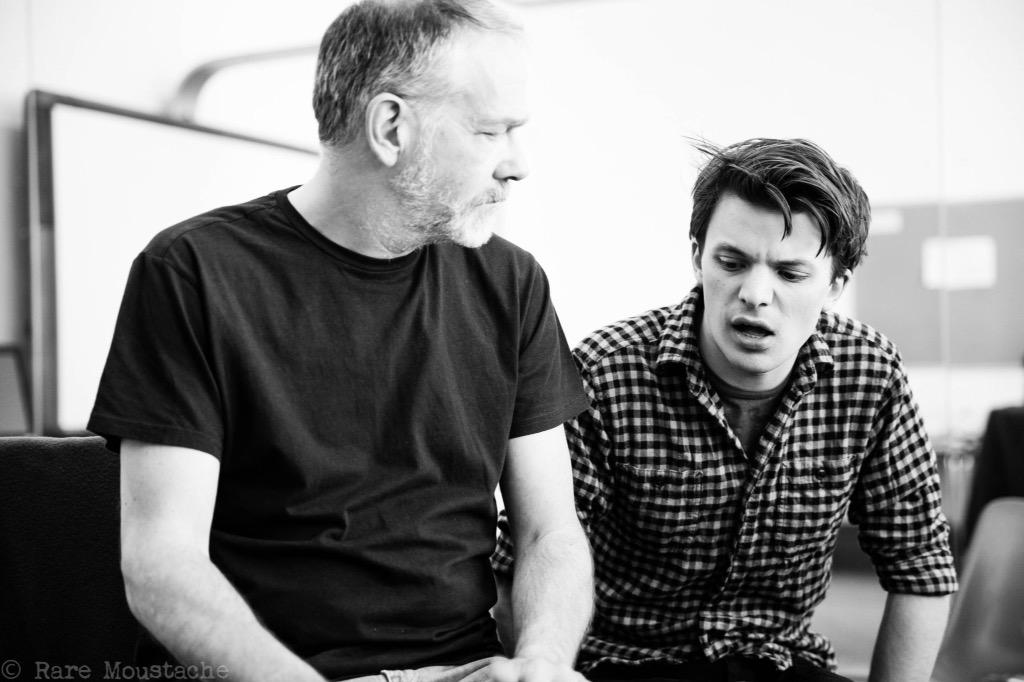 DogsofWarPlay's tweet photo. Have a look at this cast in rehearsal #dogsofwarplay #theatre @ORLTheatre #newwriting Β£10 PREVIEWS next week! http://t.co/sov7NidDqs
