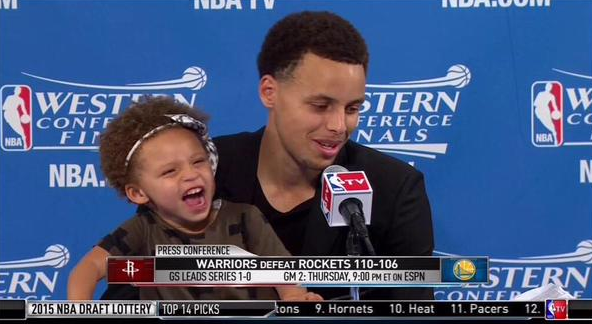 stephen curry little girl