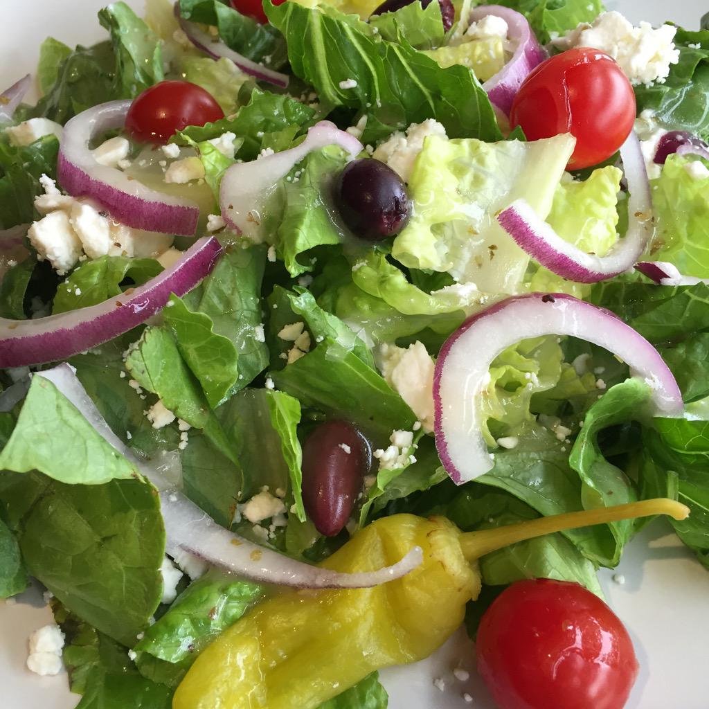 yellowboxcafe's tweet photo. Try our new Greek salad!! http://t.co/ZhqDFERoWg