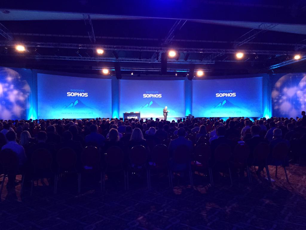 wapl's tweet photo. Rob M kicking off the Sophos European Partner Conference in Rome.  #SophosPC http://t.co/3Hz923nVkX