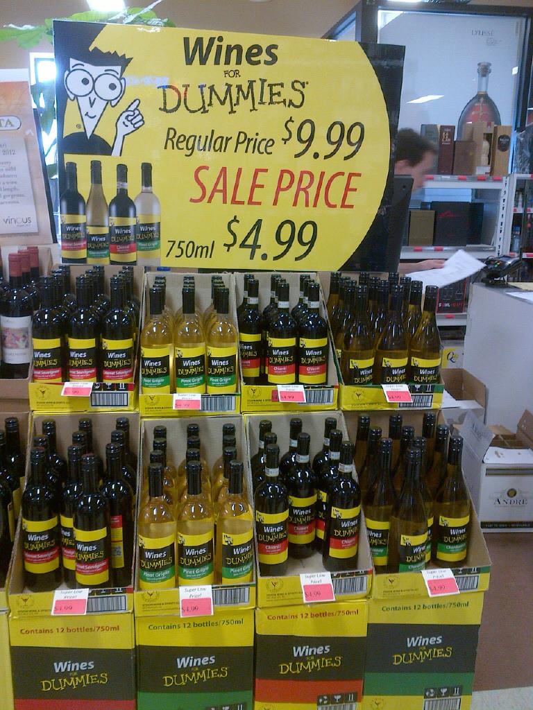 #Wine for Dummies: first the book, now the bottles - what next? The movie?! #winelover #WineWednesday #WW
