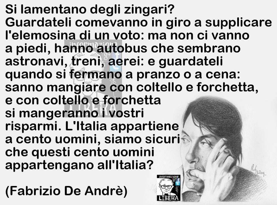 Si lamentano degli zingari ma...
