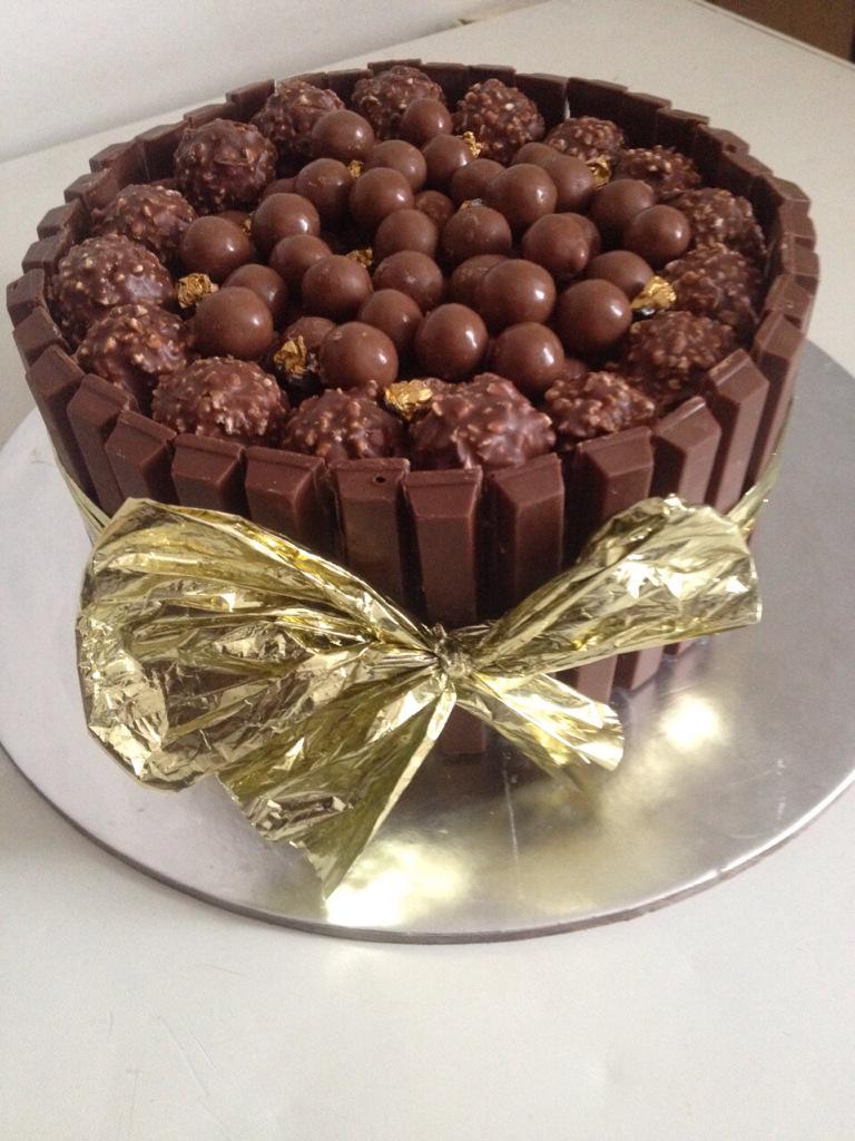 S Our Malteser Kitkat And Ferrero Rocher Cake Cake Delicious Foodworld Bakesbyionafoods Http T Co Dfv6l9wu8v