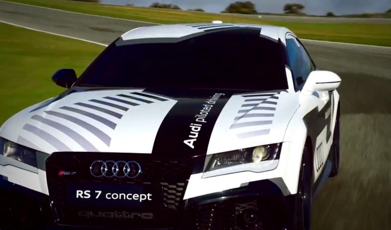 RoboticsTrends's tweet photo. Human Driver vs. @Audi RS 7 #Autonomous Car - Who do you think won? http://t.co/FdAQxUTUyE #Audi #SelfDriving http://t.co/nroqpYM780