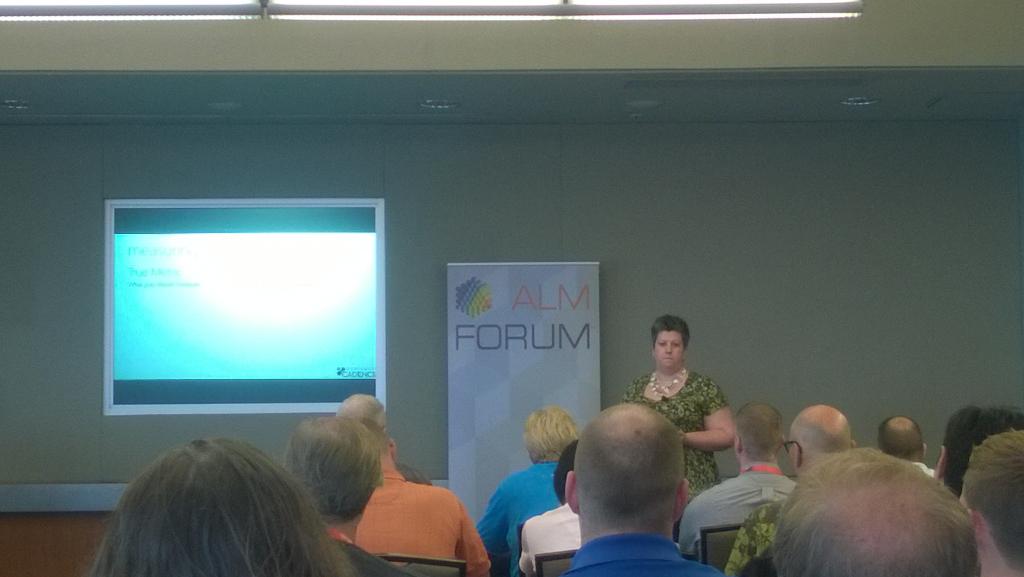 stevenborg's tweet photo. One metric to rule them all. @bsktcase presenting at the #ALMForum. Great talk! http://t.co/j9meevgPtP