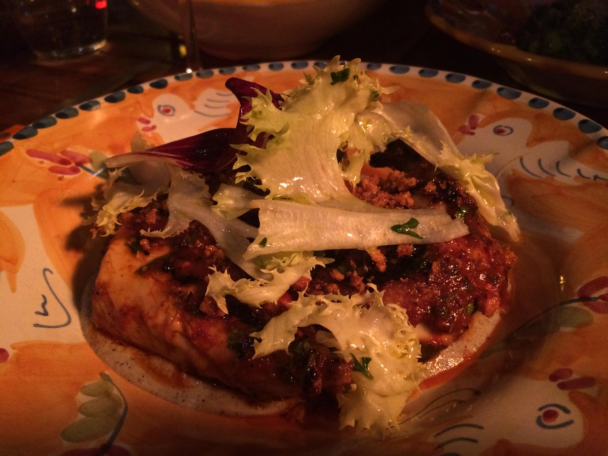 EveningnessNYC's tweet photo. Best new restaurant I've tried in long time! Tuna cecina, chicken, tortellini. #santina #underthehighline #nyc http://t.co/T7gF5NnG42