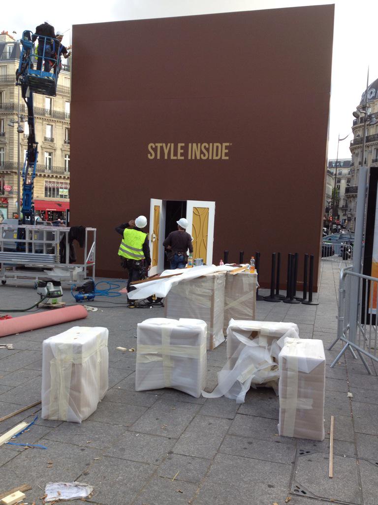 My_minicom's tweet image. #Pub &amp;gt; @Haagen_dasz_fr et l'événement mystère #StyleInside arrivent a St Lazare