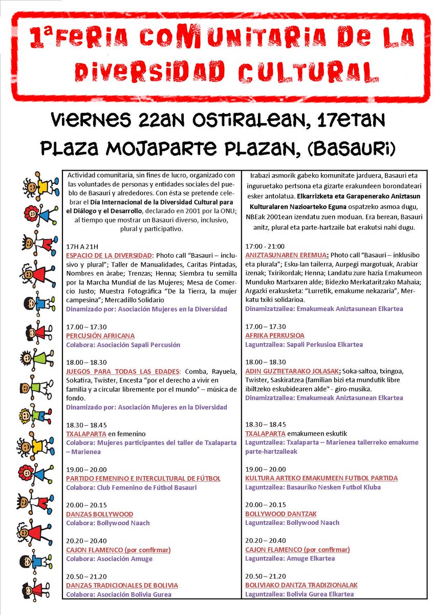 EchandoRaicesB's tweet photo. Preparándonos para acompañar a @diversidadmujer el próximo 22 de mayo; Mojaparte - Basauri... #DiversidadBasauri http://t.co/M4aXQmzJIA