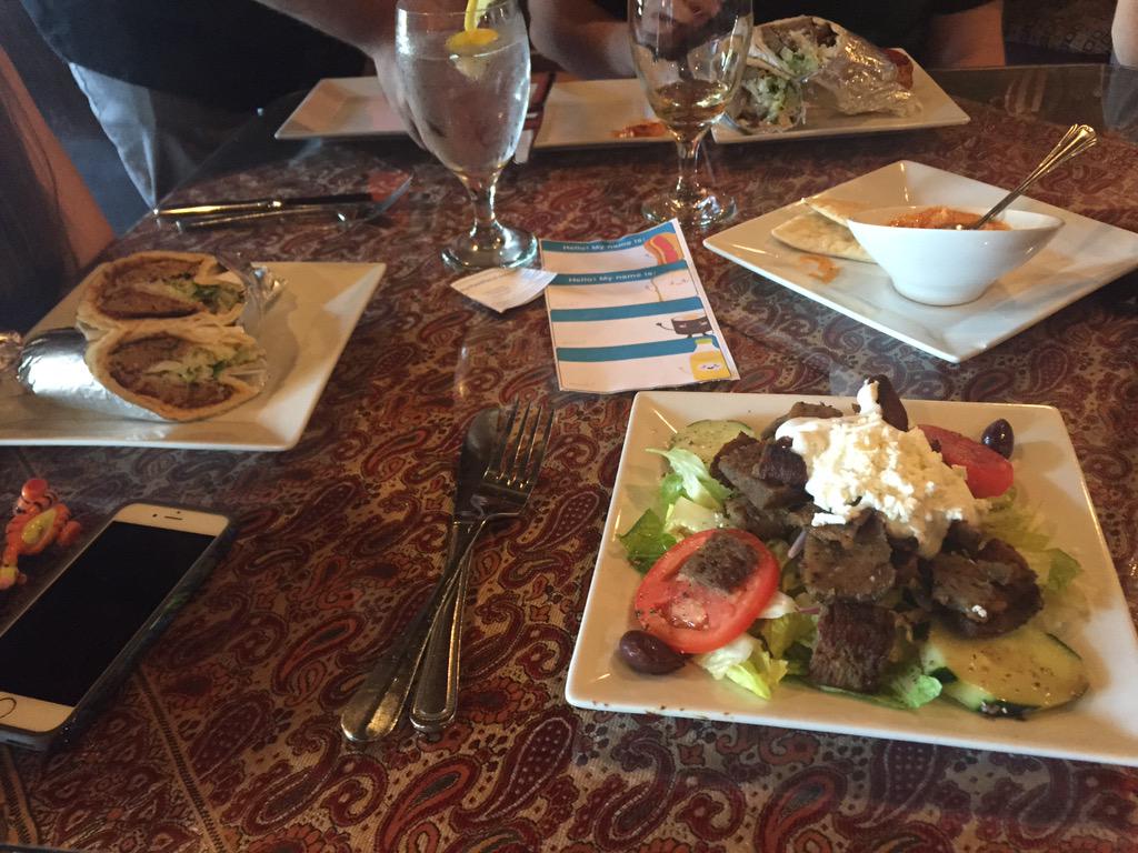 letsdolunchapp's tweet photo. Who knew gyro could taste this good! Thanks @Shandiz House of Kabob, great #lunchclub. http://t.co/63dEUmrJ2O