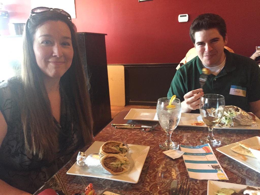 letsdolunchapp's tweet photo. Who knew gyro could taste this good! Thanks @Shandiz House of Kabob, great #lunchclub. http://t.co/63dEUmrJ2O