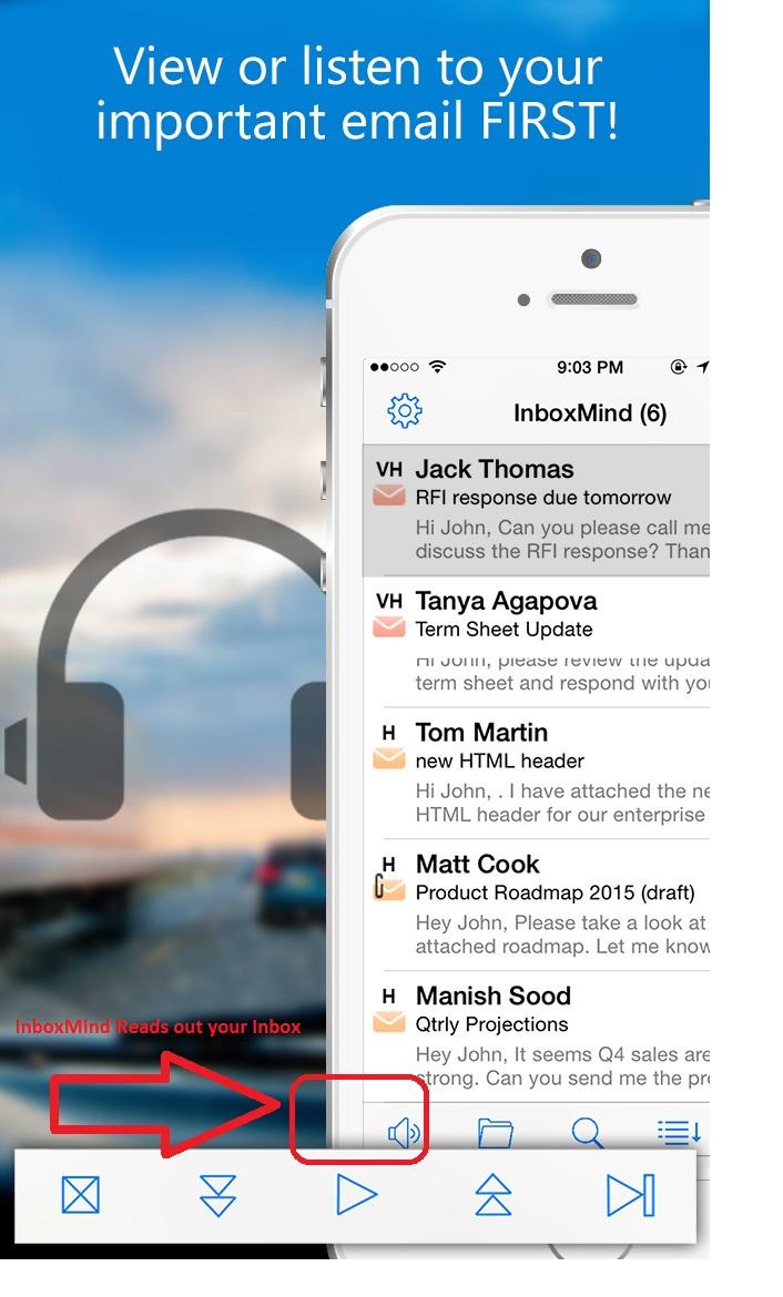 inbox_mind's tweet image. Experience your email #handsfree. Perfect for #drivers #commuters #runners #multitasking Try @ inboxmind.com