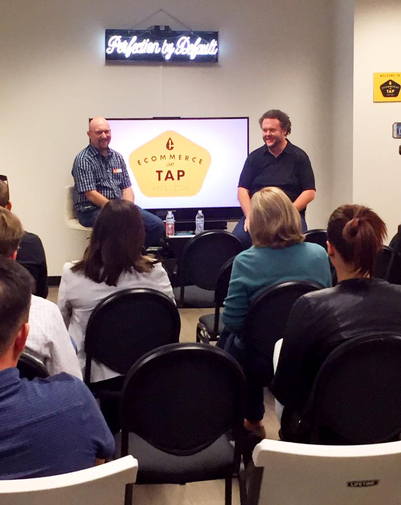 EcommerceOnTap's tweet photo. Thanks to all who came out to meet @DirectFix Robby Stanley. It was a compelling evening to say the least. http://t.co/JBSzmwHWeQ