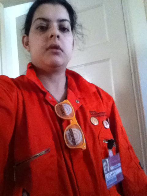 ManveerLochab's tweet image. @OITNB #OrangeCon I ♥#comiccon #selfsurrender #litchfield #alexvause #comebymylittlespoon #OnWednesdaysWeWearOrange
