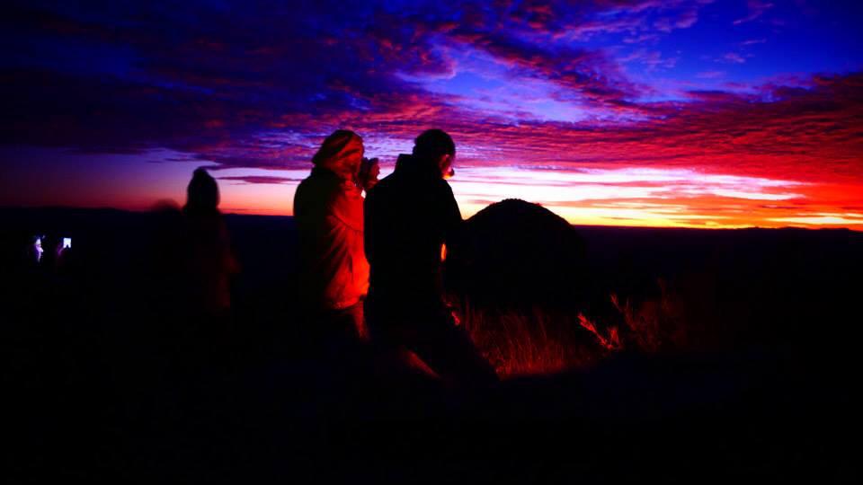 FundLarapinta's tweet image. Yes that sunrise is real, taken from the peak of Mt Sonder on day one of our trek. Who is joining us in 2016?