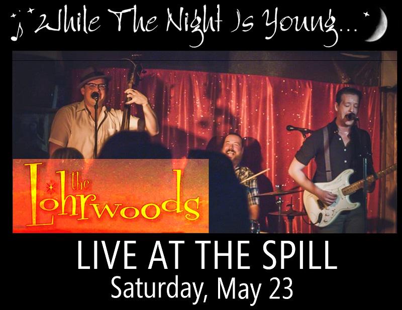 This Saturday. Our early (8pm) live music series features <a href="/thelohrwoods/">The Lohrwoods</a> Come and dance!
