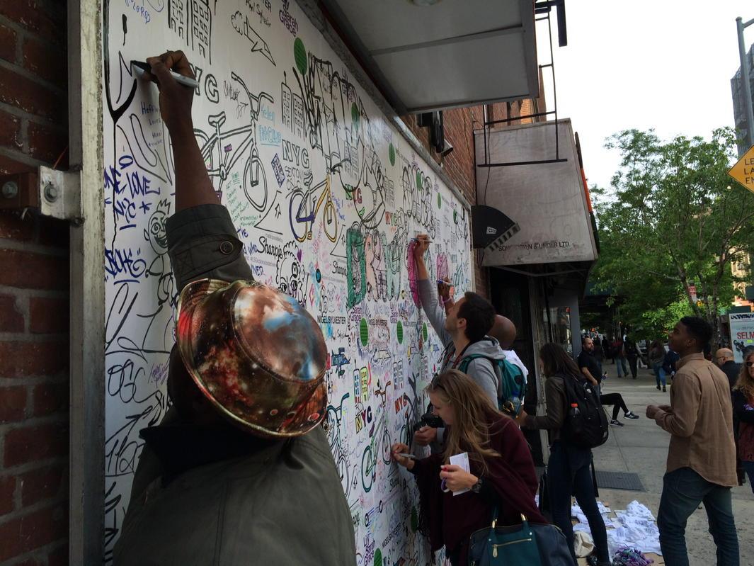 Matthewbadger2's tweet photo. Likysarahgracefund NYC street Campaign continues http://t.co/Yrb0qtX9mw