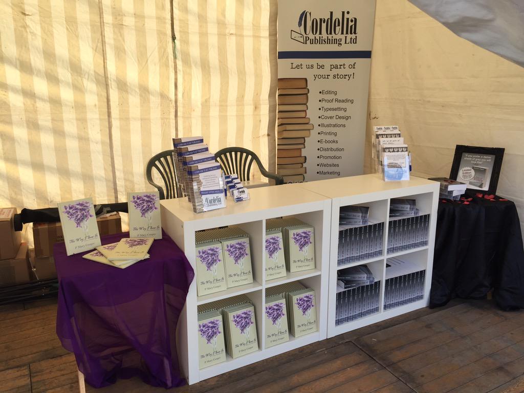 CordeliaPLtd's tweet photo. Really excited about @DevonCountyShow tomorrow! Banners up and our little shop is all ready :)  #devoncountyshow http://t.co/uIS2B1NJNL