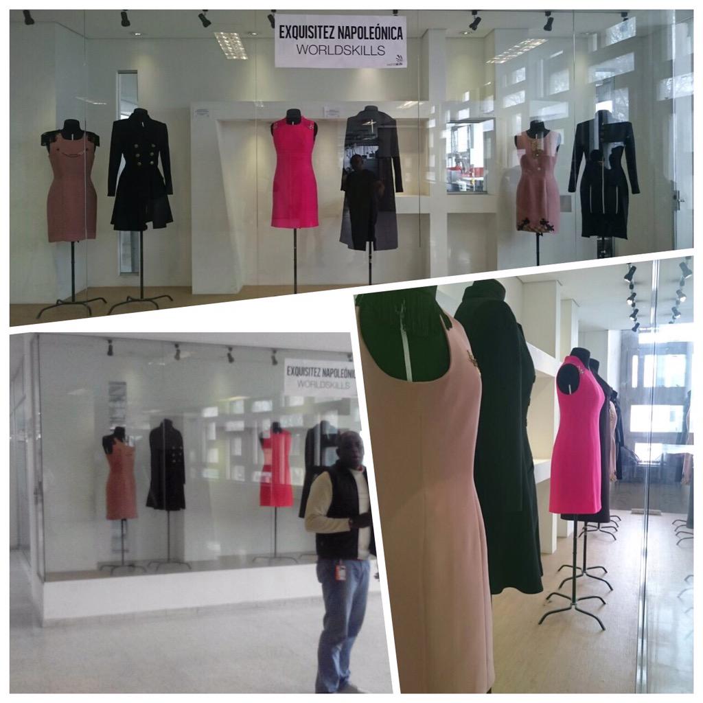 alfonsoprada's tweet photo. "Esquisitez Napoleónica" moda y diseños innovadores de @Worldskills en Complejo Sur de #SENA de Bogotá @JuanManSantos http://t.co/DVFkrGLqYB