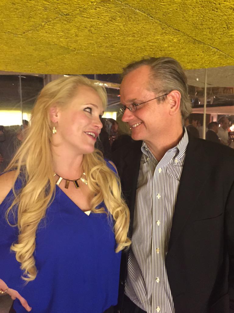 thomaspower's tweet photo. Well done @jenniferarcuri @lessig great evening #lessiglondon http://t.co/hmKlGTV2r1