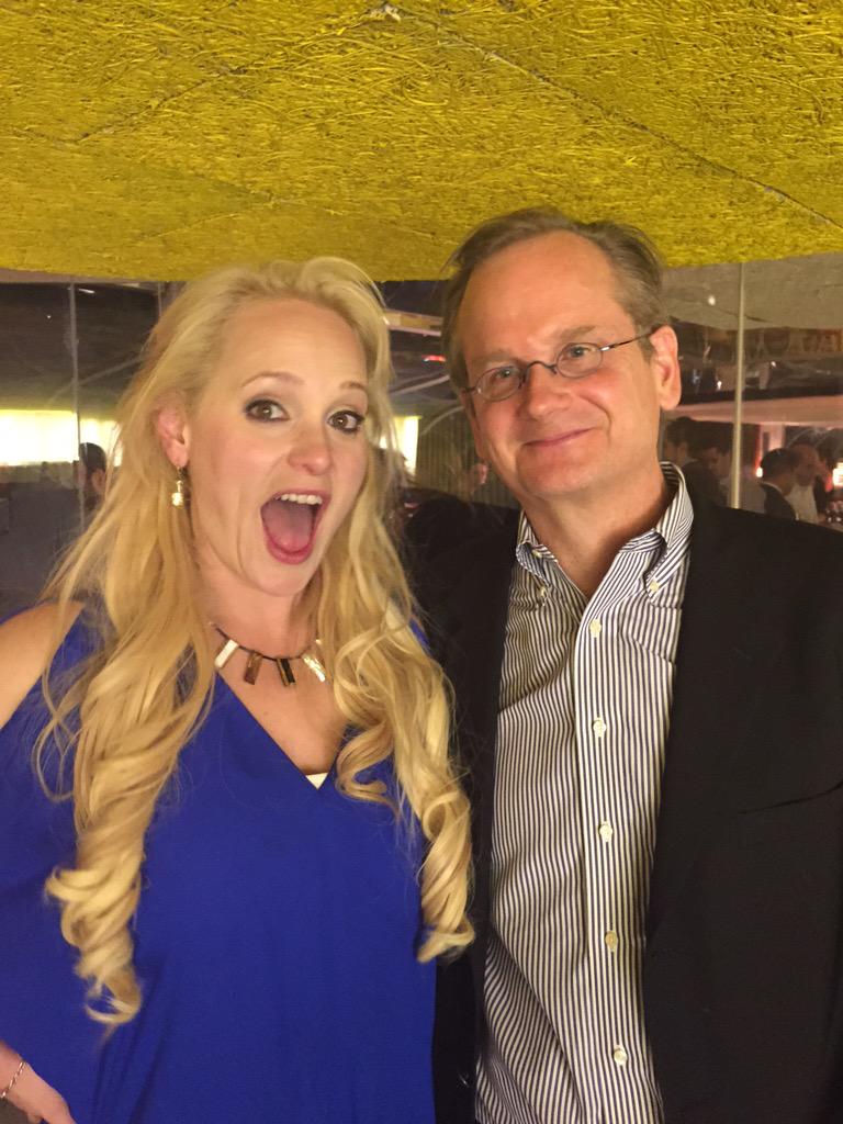 thomaspower's tweet photo. Well done @jenniferarcuri @lessig great evening #lessiglondon http://t.co/hmKlGTV2r1