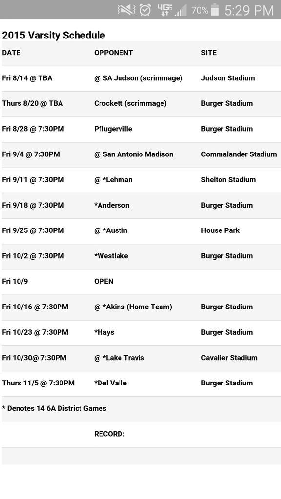 Bowie Football tweet media