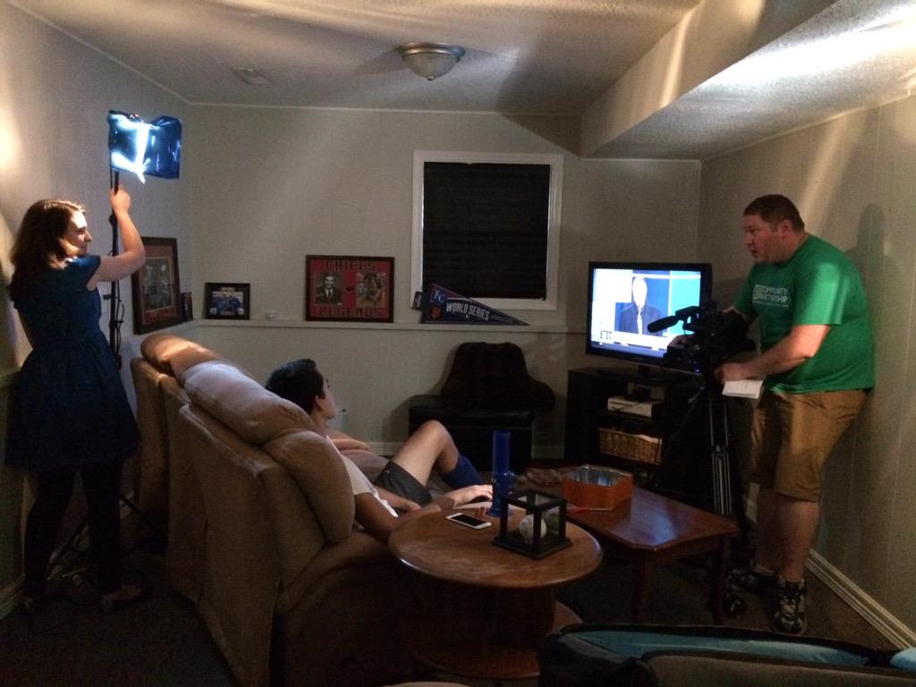 rikki_barton's tweet photo. Filming the first drug prevention PSA of the night with @CPOzarks @WillCarter80 @tyler_mercado @417SQUAD http://t.co/OKq0H0QofH