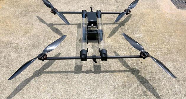 engadget's tweet image. Hydrogen-powered drone will fly for hours at a time engt.co/1Ek0q4x