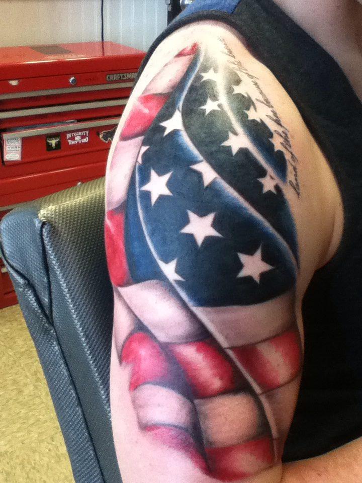 missautumne's tweet photo. #American #flag #tattoo By: Miss @missautumne http://t.co/tPTNOXt9IP