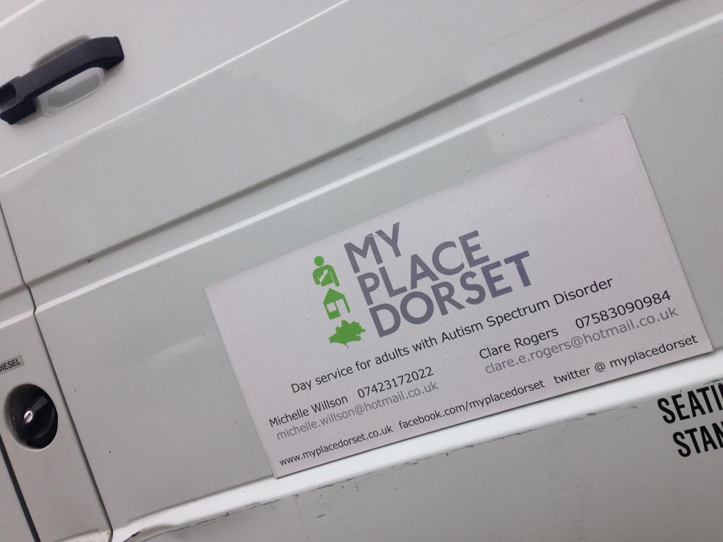SteveHarrisDJ's tweet photo. I went to see the lovely @MyPlaceDorset  who work with adults with ASD in Weymouth. Hear more at 0720 on 103.8fm. http://t.co/i2E76qybz3
