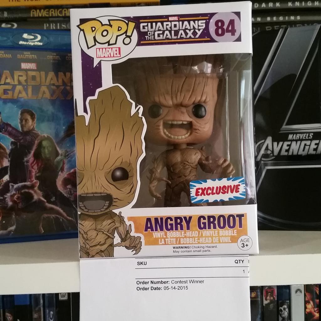 SteveUriz's tweet photo. My Angry groot i won from @thetoymatrix
Thanks guys!!!
@funko #angrygroot #gotg #funko #pop http://t.co/r1IxtioqFY