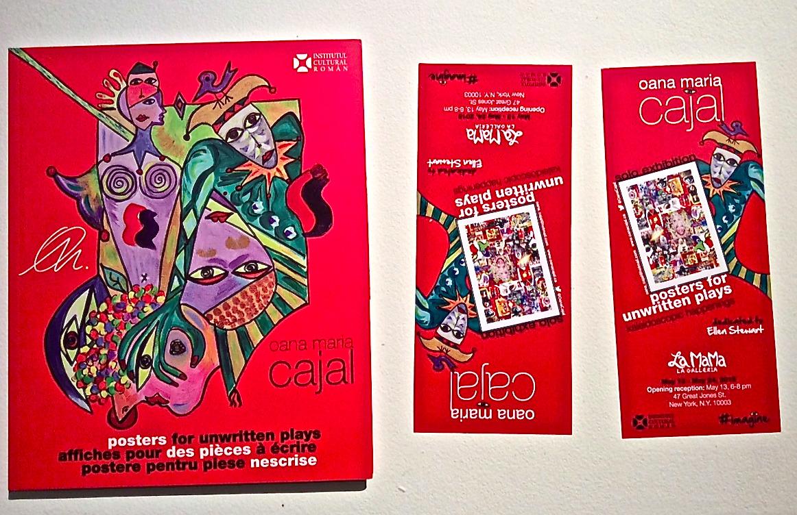 Oana Maria Cajal's POSTERS FOR UNWRITTEN PLAYS is open at La MaMa Galleria until May 24th! Daily 1-7pm.
