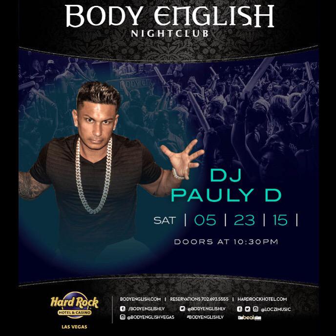In Vegas For MDW ?? Come Party With Me THIS SATURDAY @bodyenglishlv @hardrockhotelLV #MDW #Vegas