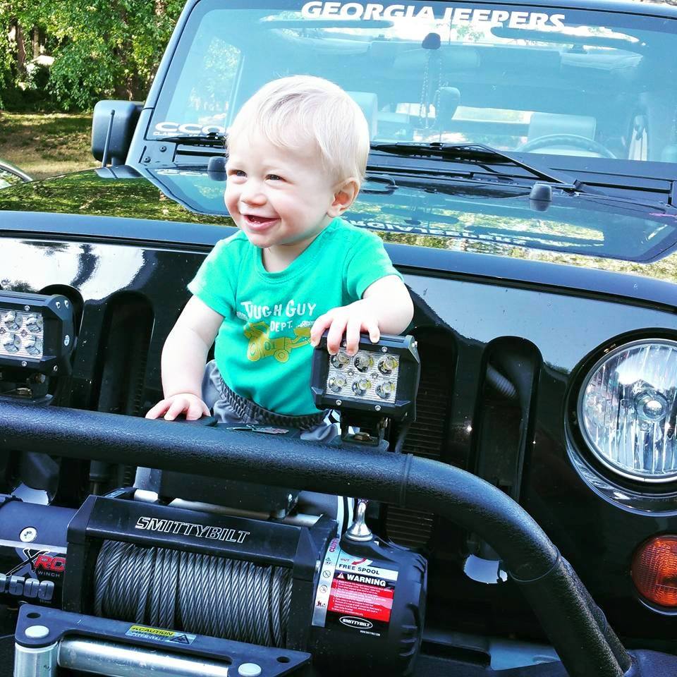 Everyone in the family gets excited about Smittybilt! 
Photo by, Sarah Beth Griffith. #Smittybilt